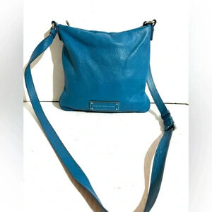 Marc by Marc Jacob’s blue leather crossbody handbag